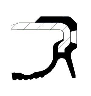 Shaft Seal, crankshaft CORTECO 49121035