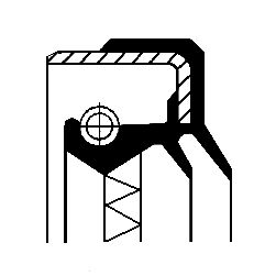 CORTECO 49357770 Shaft Seal, differential