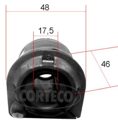 CORTECO 49371888 Mounting, stabiliser bar