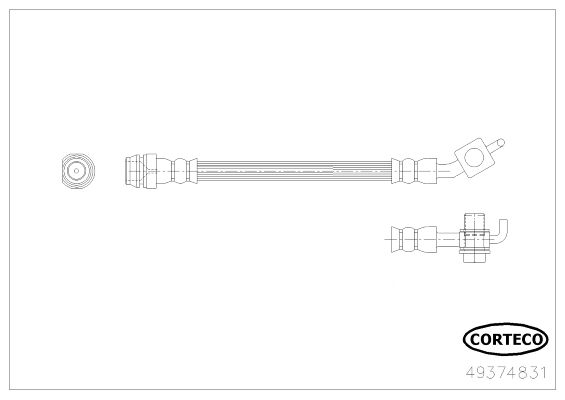 CORTECO 49374831 Brake Hose