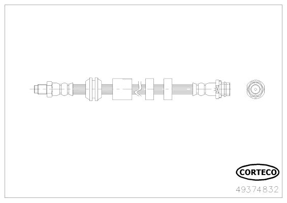 CORTECO 49374832 Brake Hose