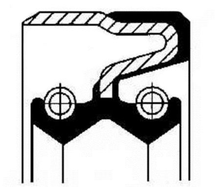 CORTECO 49375074 Shaft Seal, transfer case