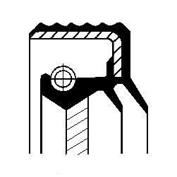 CORTECO 49376344 Shaft Seal, differential