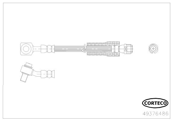 CORTECO 49376486 Brake Hose