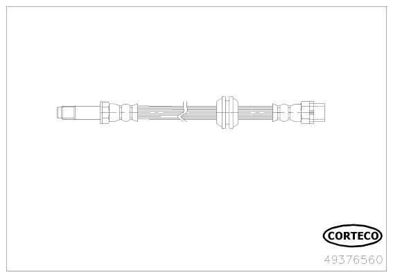 CORTECO 49376560 Brake Hose