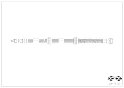 Brake Hose CORTECO 49376561