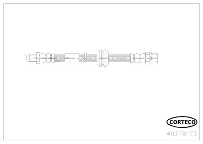 Brake Hose CORTECO 49378173
