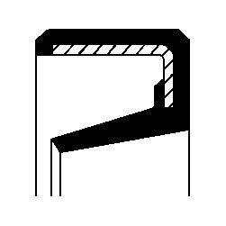 CORTECO 49378203 Shaft Seal, manual transmission