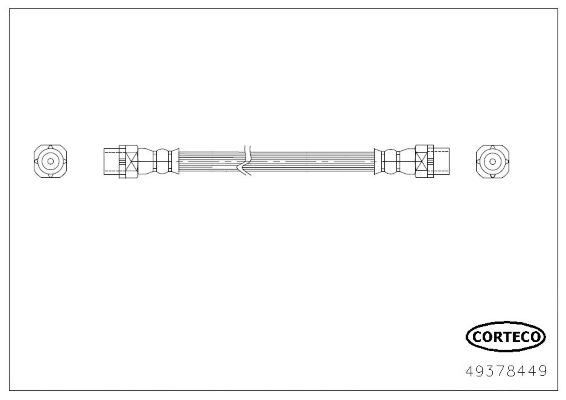CORTECO 49378449 Brake Hose