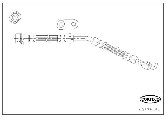 CORTECO 49378454 Brake Hose