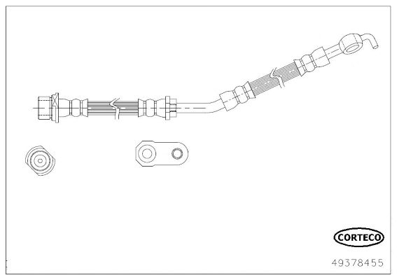 CORTECO 49378455 Brake Hose