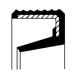 CORTECO 49378504 Seal, suspension strut support mount