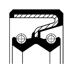 CORTECO 49378685 Shaft Seal, wheel hub