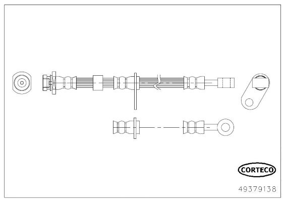 CORTECO 49379138 Brake Hose