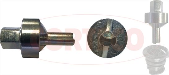 CORTECO 49379180 Socket Wrench Insert, oil drain plug
