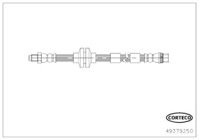 Brake Hose CORTECO 49379250
