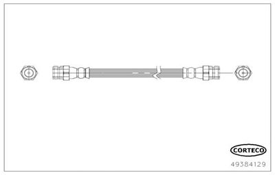 Brake Hose CORTECO 49384129