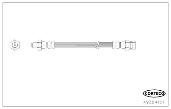 CORTECO 49384161 Brake Hose