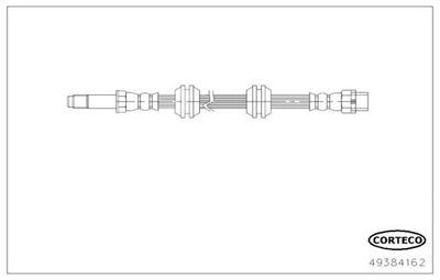 Brake Hose CORTECO 49384162