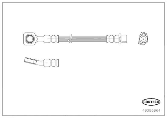 CORTECO 49386964 Brake Hose