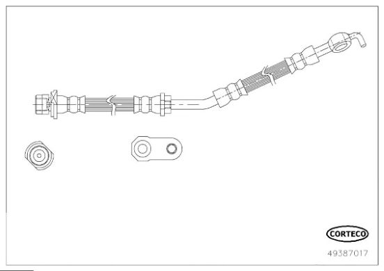 CORTECO 49387017 Brake Hose