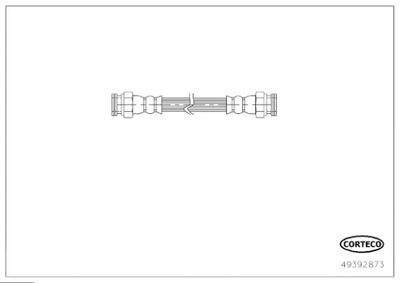 Brake Hose CORTECO 49392873