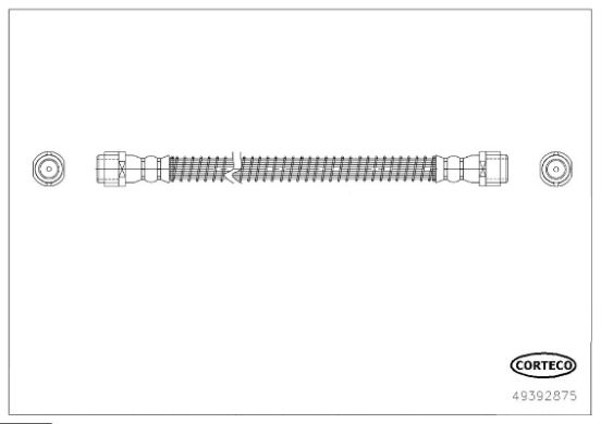 CORTECO 49392875 Brake Hose