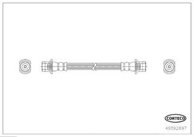 Brake Hose CORTECO 49392897