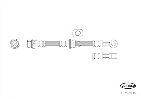 CORTECO 49392945 Brake Hose