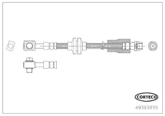 CORTECO 49393855 Brake Hose