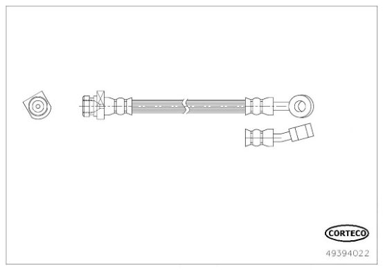 CORTECO 49394022 Brake Hose