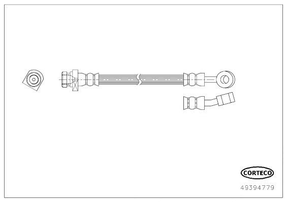 CORTECO 49394779 Brake Hose