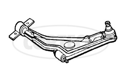 Control/Trailing Arm, wheel suspension CORTECO 49397131