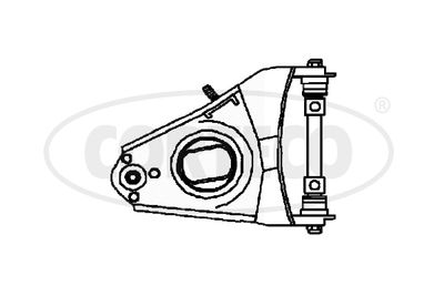 Control/Trailing Arm, wheel suspension CORTECO 49397169