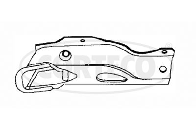 Control/Trailing Arm, wheel suspension CORTECO 49397177
