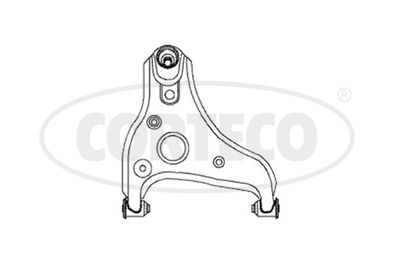 Control/Trailing Arm, wheel suspension CORTECO 49397451
