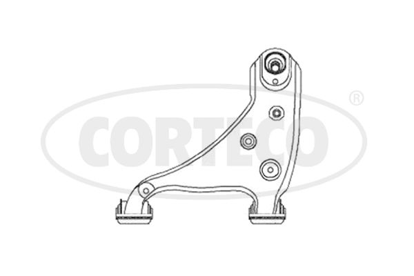 CORTECO 49397454 Control/Trailing Arm, wheel suspension