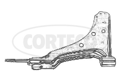 Control/Trailing Arm, wheel suspension CORTECO 49397482