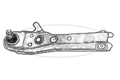 Control/Trailing Arm, wheel suspension CORTECO 49397492