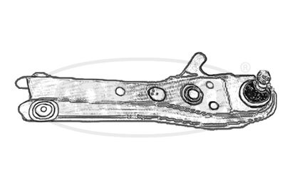 Control/Trailing Arm, wheel suspension CORTECO 49397493