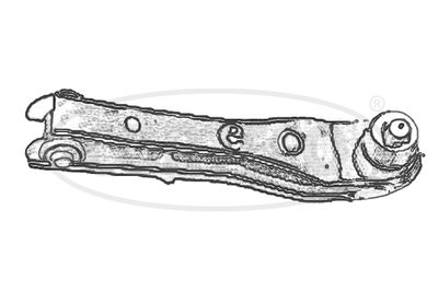 Control/Trailing Arm, wheel suspension CORTECO 49397495