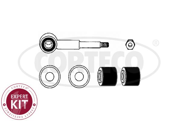CORTECO 49400134 Link/Coupling Rod, stabiliser bar