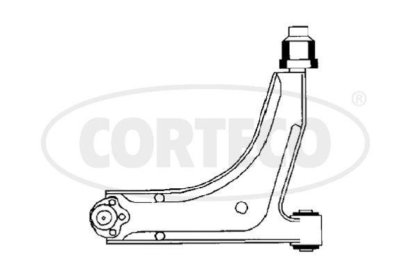 CORTECO 49400486 Control/Trailing Arm, wheel suspension