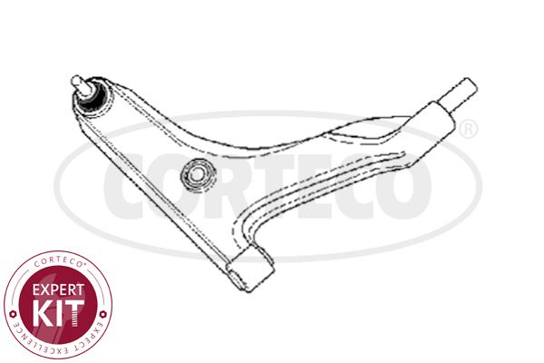 CORTECO 49400718 Control/Trailing Arm, wheel suspension