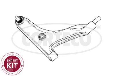 Control/Trailing Arm, wheel suspension CORTECO 49400718