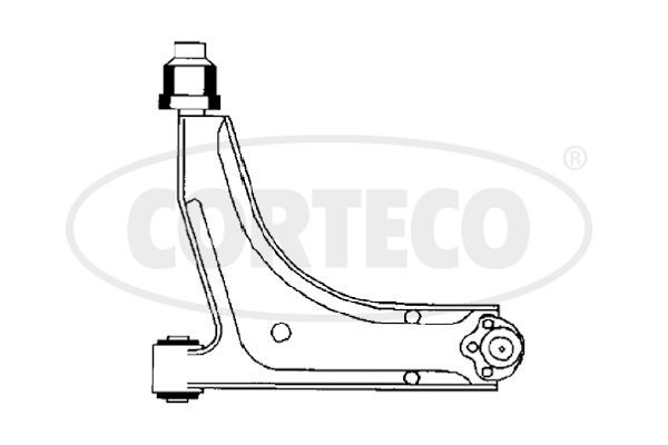 CORTECO 49400816 Control/Trailing Arm, wheel suspension