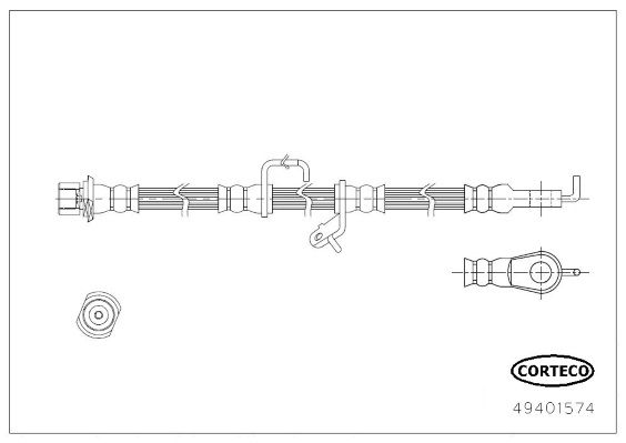 CORTECO 49401574 Brake Hose