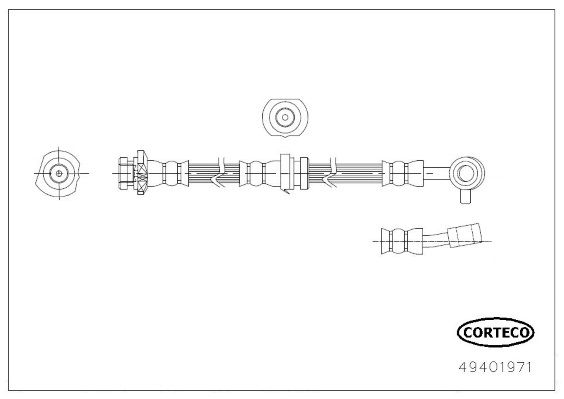CORTECO 49401971 Brake Hose