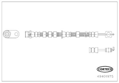 Brake Hose CORTECO 49401975