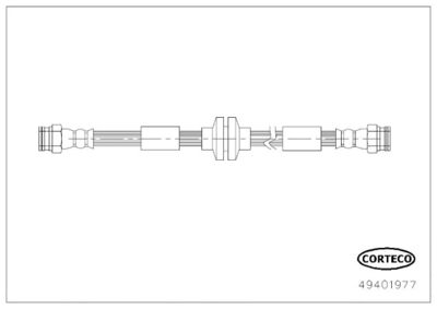 Brake Hose CORTECO 49401977
